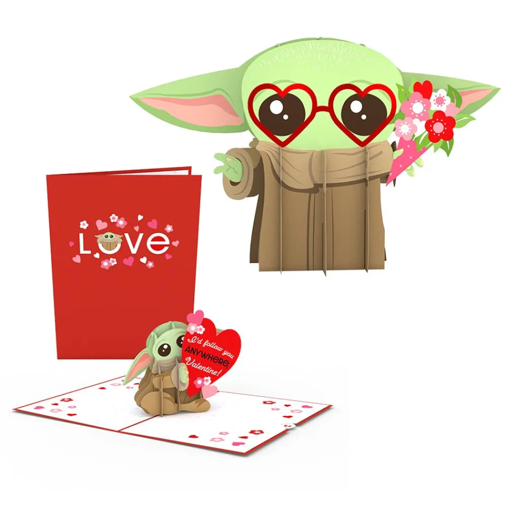 Lovepop Card & Gift Bundles|Valentine'S Day 2/14|Star Wars™ The Mandalorian™ Grogu™ Valentine Bundle