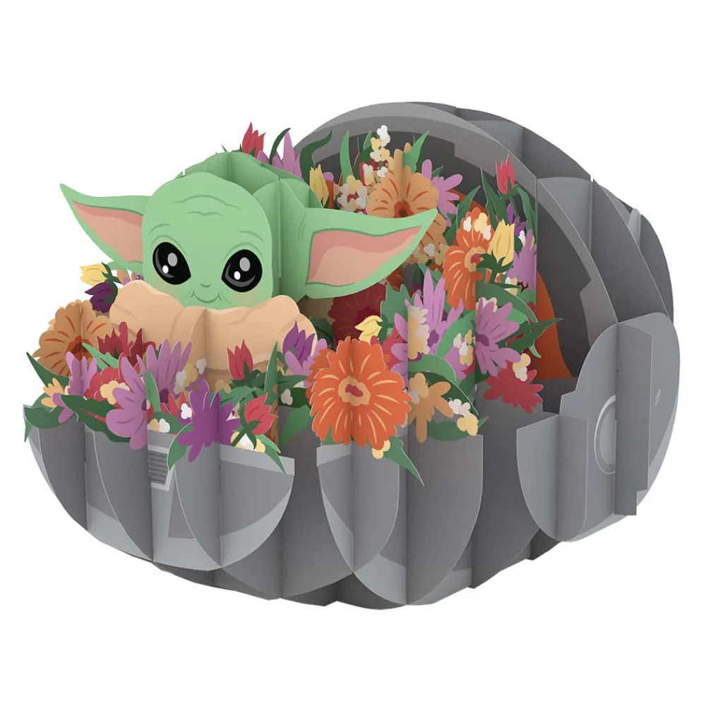 Lovepop Card & Gift Bundles|Mother'S Day 5/11|Star Wars™ The Mandalorian™ Grogu™ Floral Mother’s Day Bundle