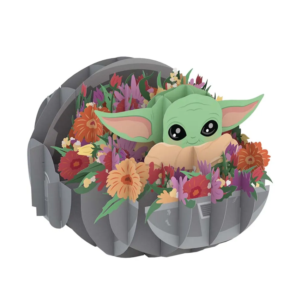 Lovepop Card & Gift Bundles|Mother'S Day 5/11|Star Wars™ The Mandalorian™ Grogu™ Floral Mother’s Day Bundle