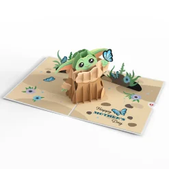 Lovepop Card & Gift Bundles|Mother'S Day 5/11|Star Wars™ The Mandalorian™ Grogu™ Mother's Day Butterfly Bundle