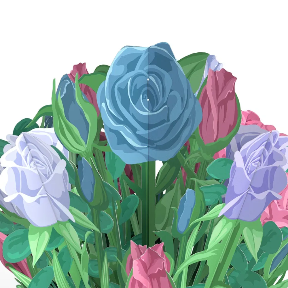 Lovepop Pop-Up Bouquets|Card & Gift Bundles|Star Wars™ The Mandalorian™ Grogu™ Birthday Pop-Up Card & Flower Buds Bouquet Bundle