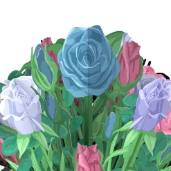 Lovepop Pop-Up Bouquets|Card & Gift Bundles|Star Wars™ The Mandalorian Grogu™ This Is the Way Pop-Up Card & Flower Buds Bouquet Bundle