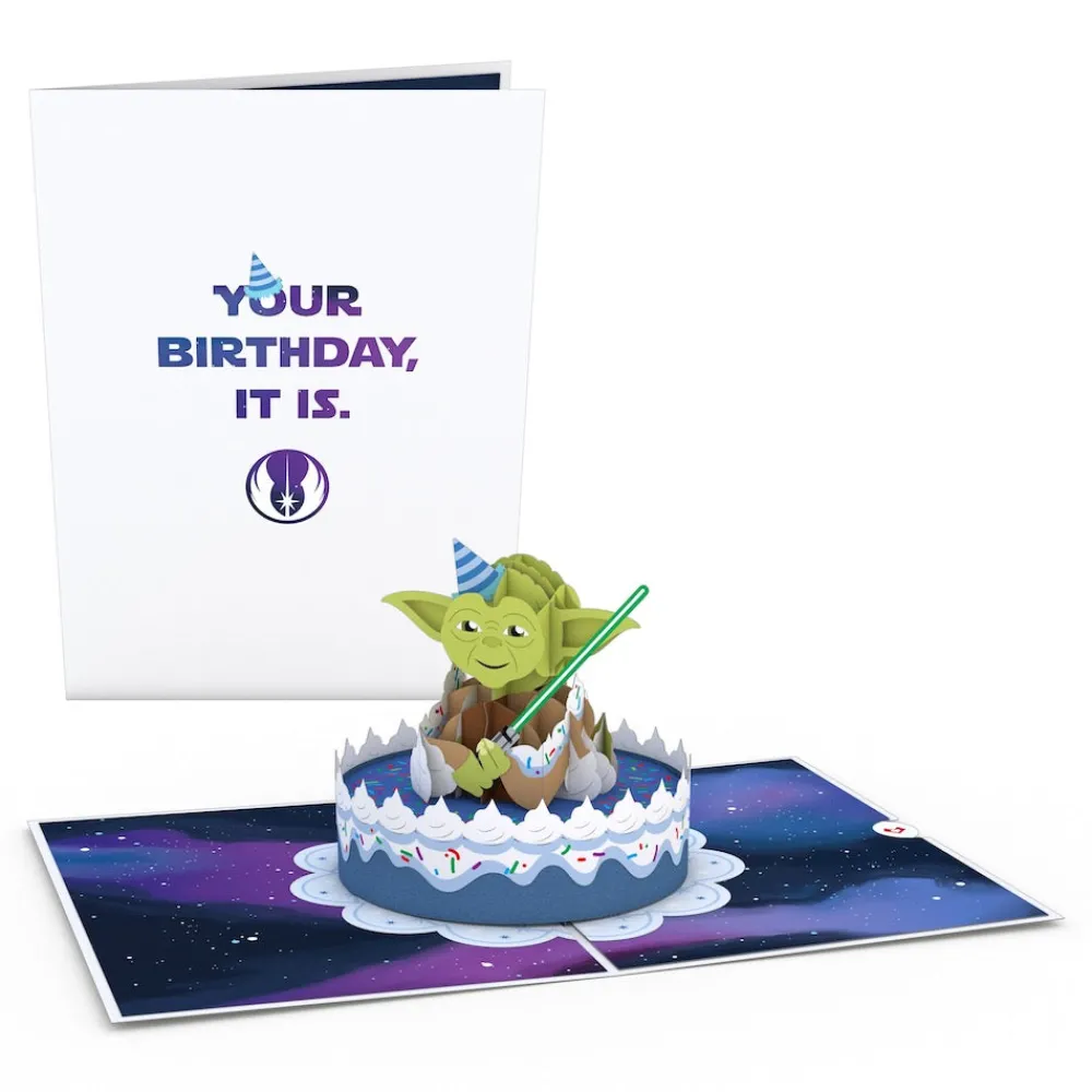 Lovepop Birthday|Kids|Star Wars™ Yoda™ Birthday Pop-Up Card