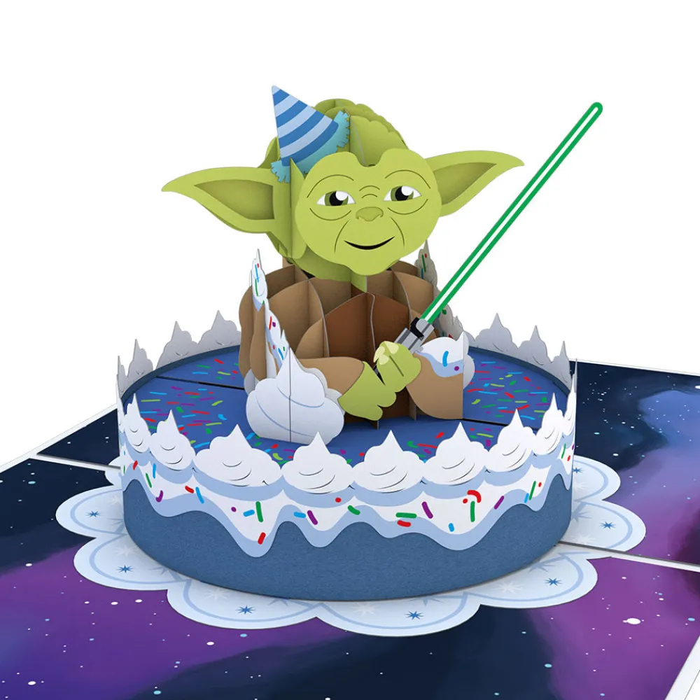 Lovepop Birthday|Kids|Star Wars™ Yoda™ Birthday Pop-Up Card