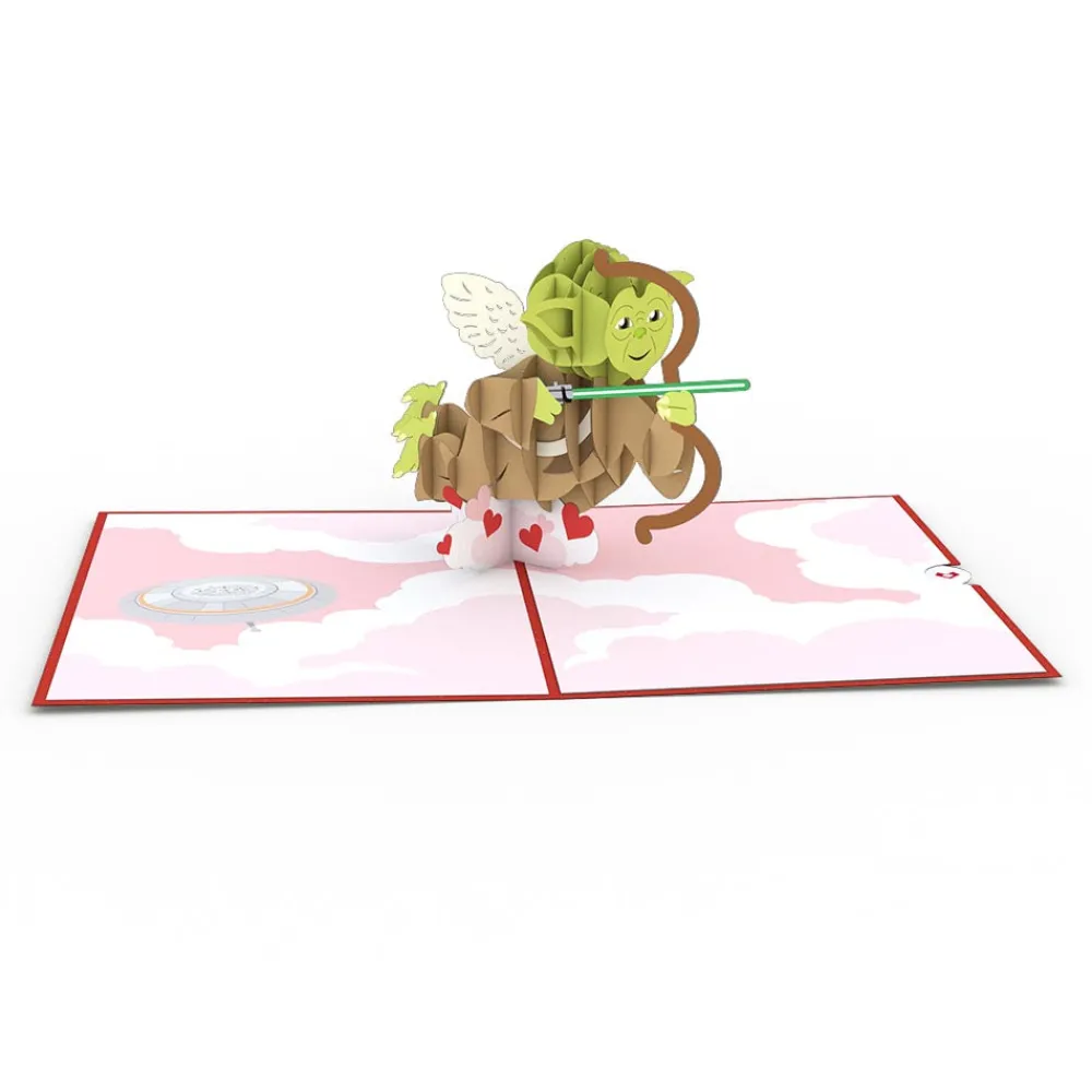 Lovepop Valentine'S Day 2/14|Kids|Star Wars™ Yoda™ Cupid Pop-Up Card
