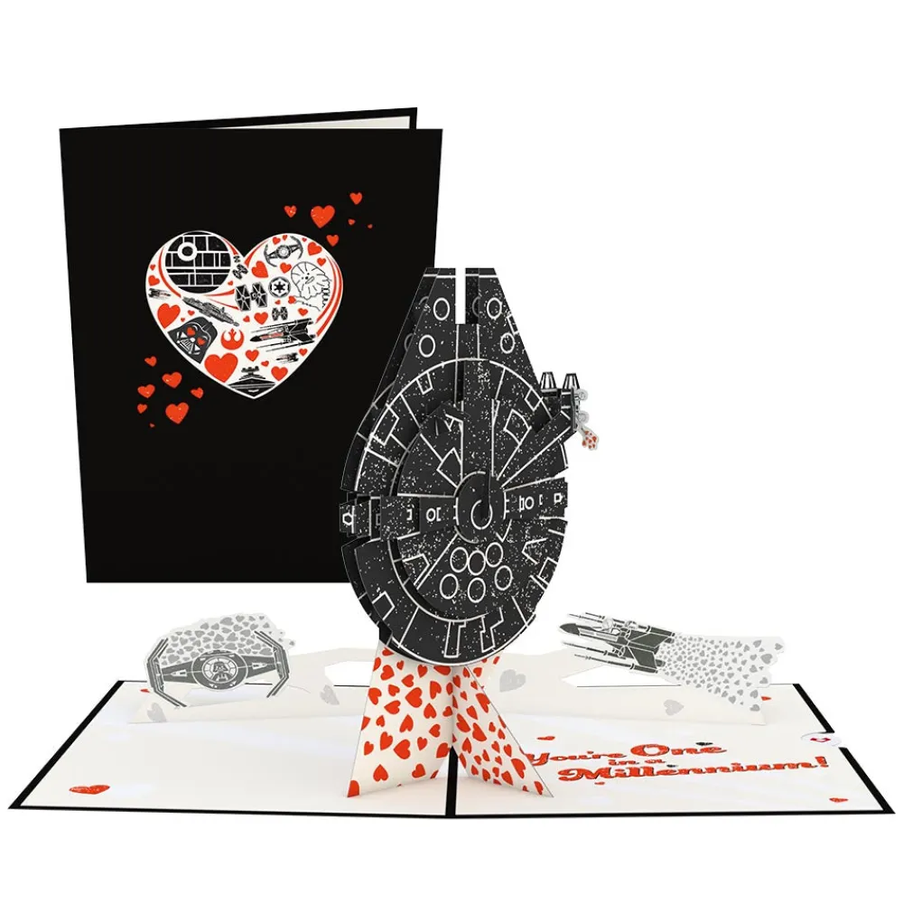 Lovepop Greeting Cards|Anniversary|Star Wars™ You're One in a Millennium Pop-Up Card