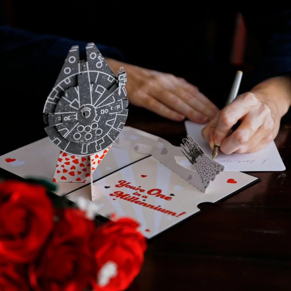 Lovepop Greeting Cards|Anniversary|Star Wars™ You're One in a Millennium Pop-Up Card