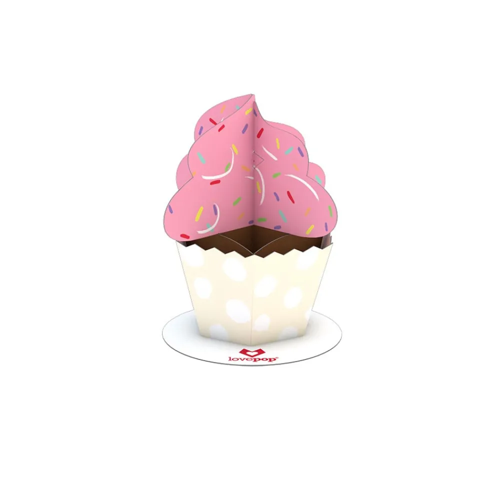 Lovepop Pop-Up Stickers|Kids|Stickerpop™: Cupcake (1-Pack)