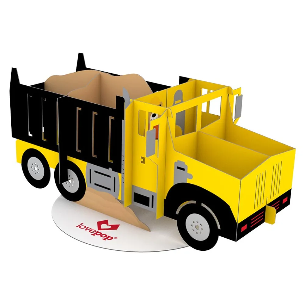 Lovepop Pop-Up Stickers|Kids|Stickerpop™: Dump Truck (1-Pack)