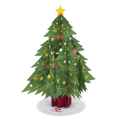 Lovepop Pop-Up Stickers|Christmas 12/25|Stickerpop™: Festive Christmas Tree (1-Pack)