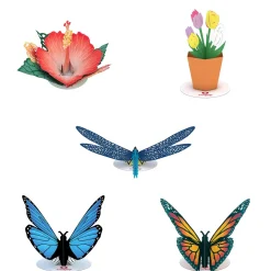 Lovepop Pop-Up Stickers|Stickerpop™: Garden Favorites (Assorted 5-Pack)