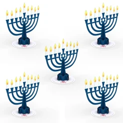 Lovepop Pop-Up Stickers|Hanukkah 12/14|Stickerpop™: Hanukkah Menorah (5-Pack)