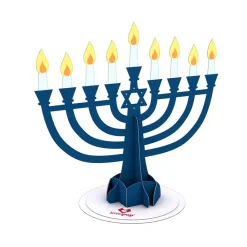 Lovepop Pop-Up Stickers|Hanukkah 12/14|Stickerpop™: Hanukkah Menorah (5-Pack)