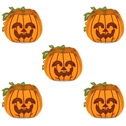 Lovepop Pop-Up Stickers|Halloween 10/31|Stickerpop™: Happy Halloween Pumpkin (5-Pack)