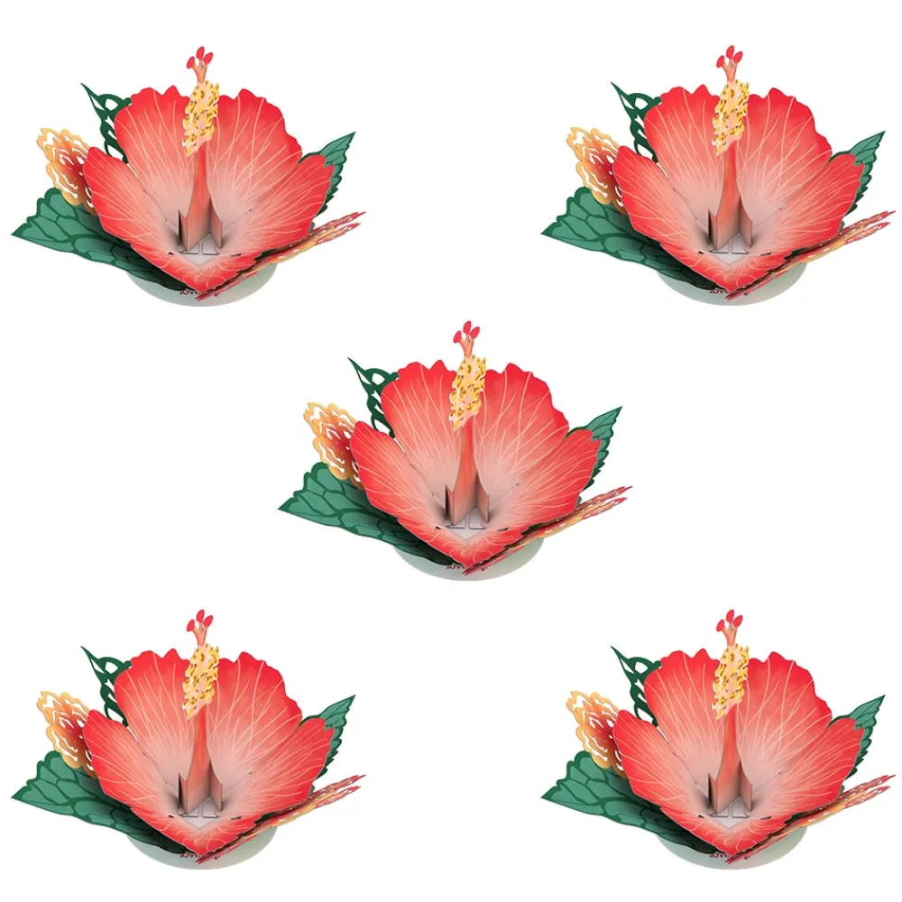 Lovepop Pop-Up Stickers|Kids|Stickerpop™: Hibiscus Bloom (5-Pack)