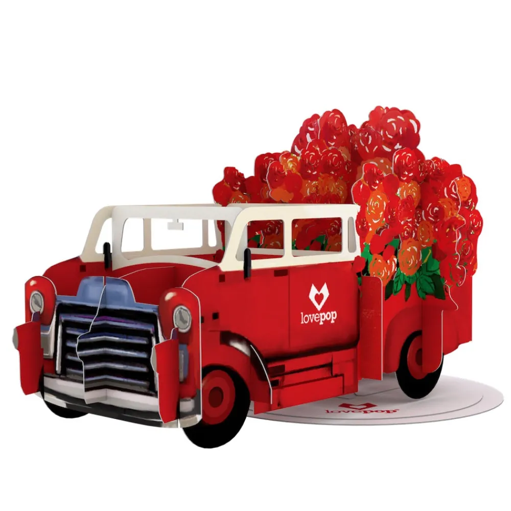 Lovepop Pop-Up Stickers|Stickerpop™: Flower Truck (1-Pack)