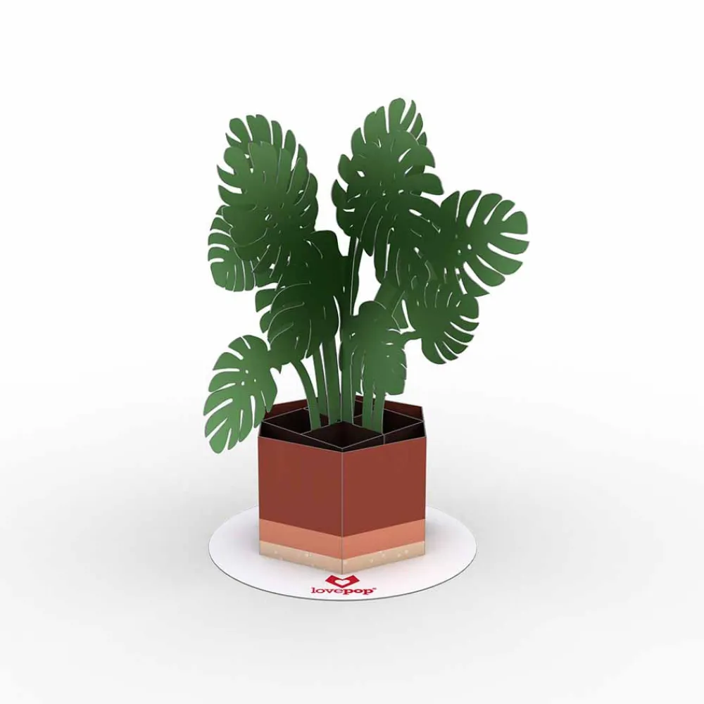 Lovepop Pop-Up Stickers|Kids|Stickerpop™: Monstera (1-Pack)