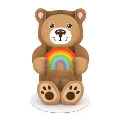 Lovepop Pop-Up Stickers|Kids|Stickerpop™: Rainbow Bear (1-Pack)