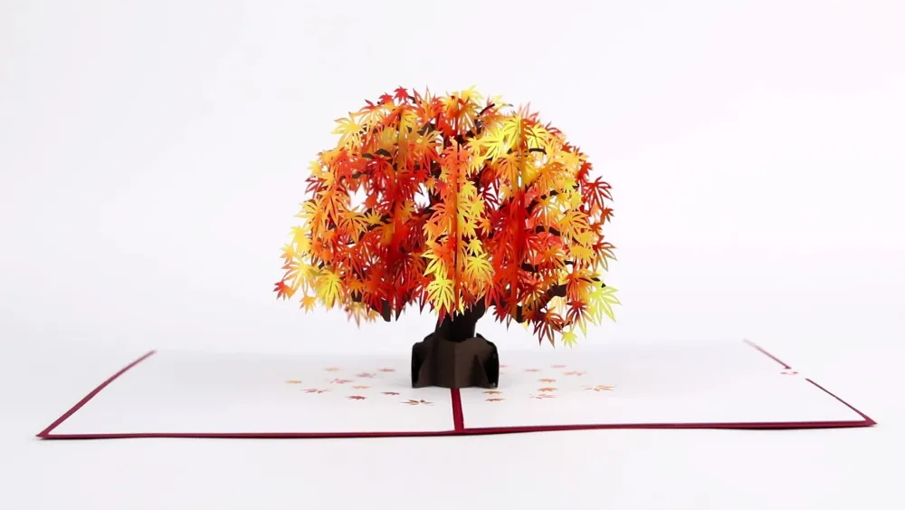 Lovepop Greeting Cards|Just Because|Sugar Maple Tree Pop-Up Card