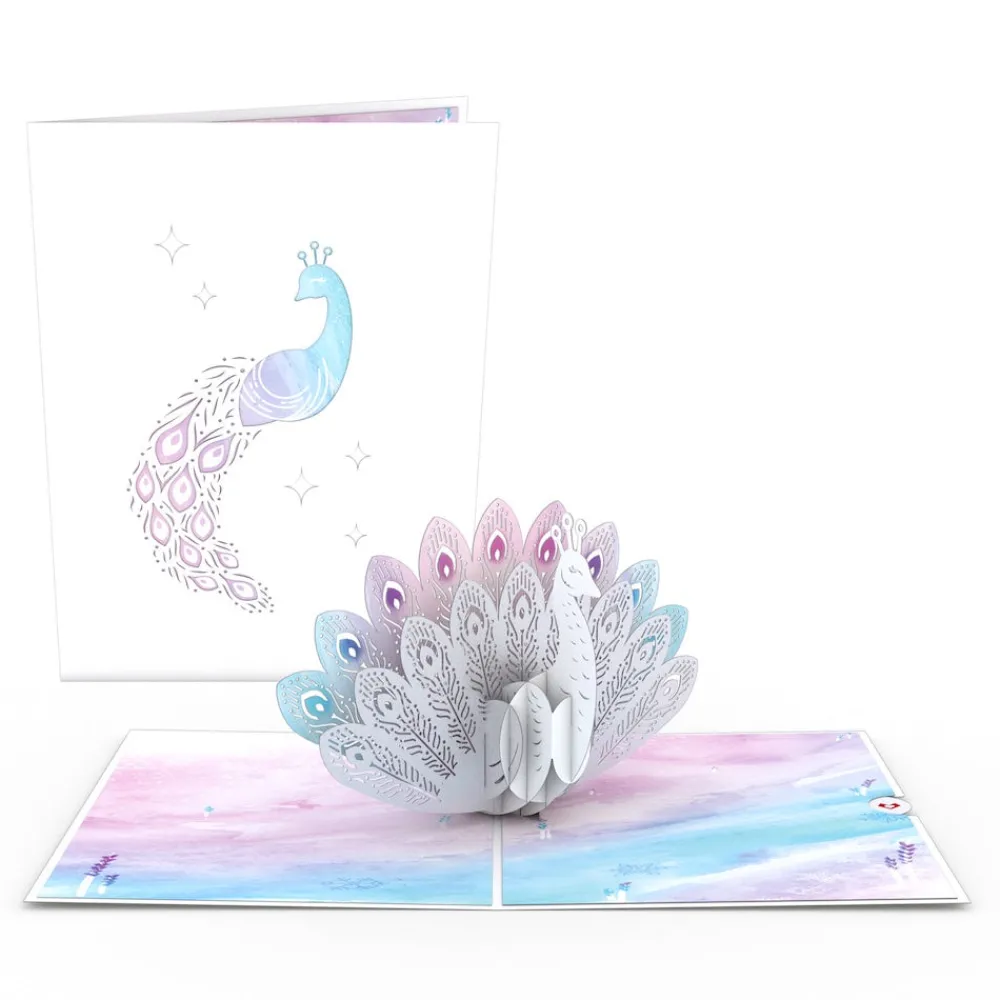 Lovepop Just Because|New Year 1/1|Sugar Plum Peacock Pop-Up Card