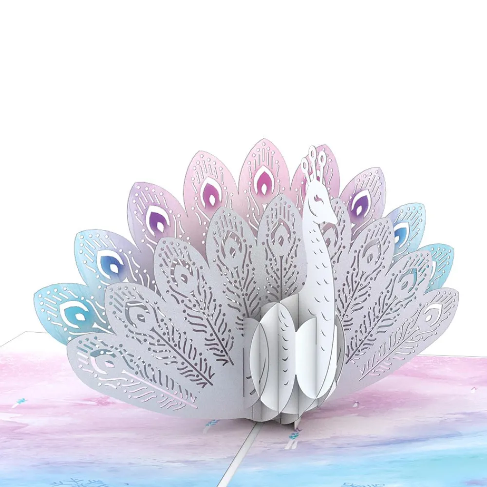 Lovepop Just Because|New Year 1/1|Sugar Plum Peacock Pop-Up Card