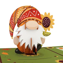 Lovepop Pop-Up Bouquets|Card & Gift Bundles|Sunflower & Fall Gnome Bundle