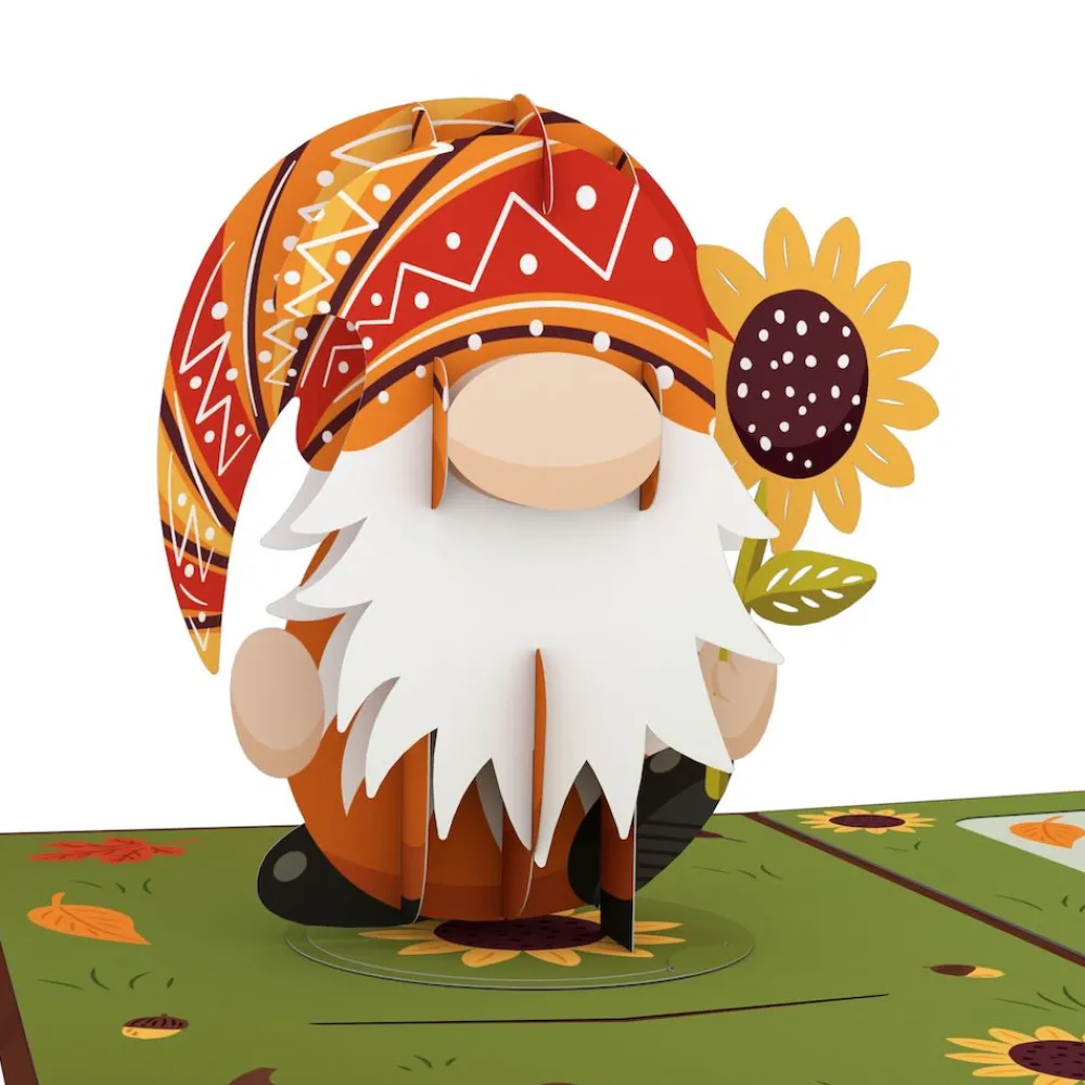 Lovepop Pop-Up Bouquets|Card & Gift Bundles|Sunflower & Fall Gnome Bundle