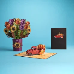 Lovepop Pop-Up Bouquets|Card & Gift Bundles|Sunflower & Fall Truck Bundle