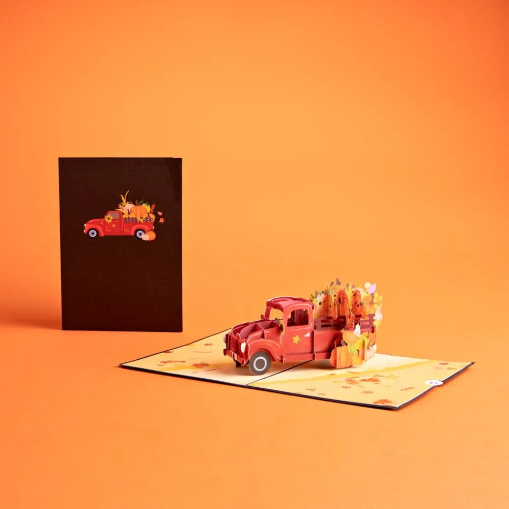Lovepop Pop-Up Bouquets|Card & Gift Bundles|Sunflower & Fall Truck Bundle