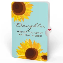 Lovepop Birthday|Sunflower Birthday Pop-Up Card and Sentiment Set for Daughter