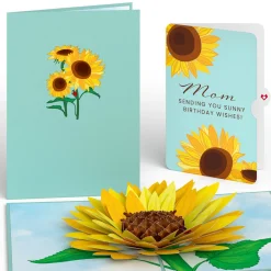 Lovepop Birthday|Mom|Sunflower Birthday Pop-Up Card and Sentiment Set for Mom