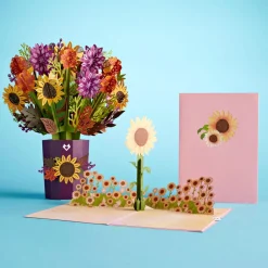 Lovepop Pop-Up Bouquets|Card & Gift Bundles|Sunflower Bundle