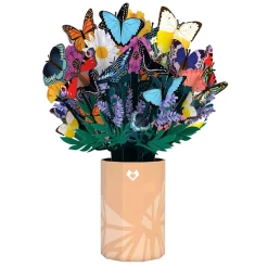 Lovepop Pop-Up Bouquets|Card & Gift Bundles|Sunflower Butterfly Bundle