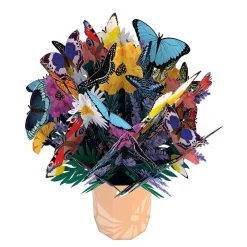 Lovepop Pop-Up Bouquets|Card & Gift Bundles|Sunflower Butterfly Bundle