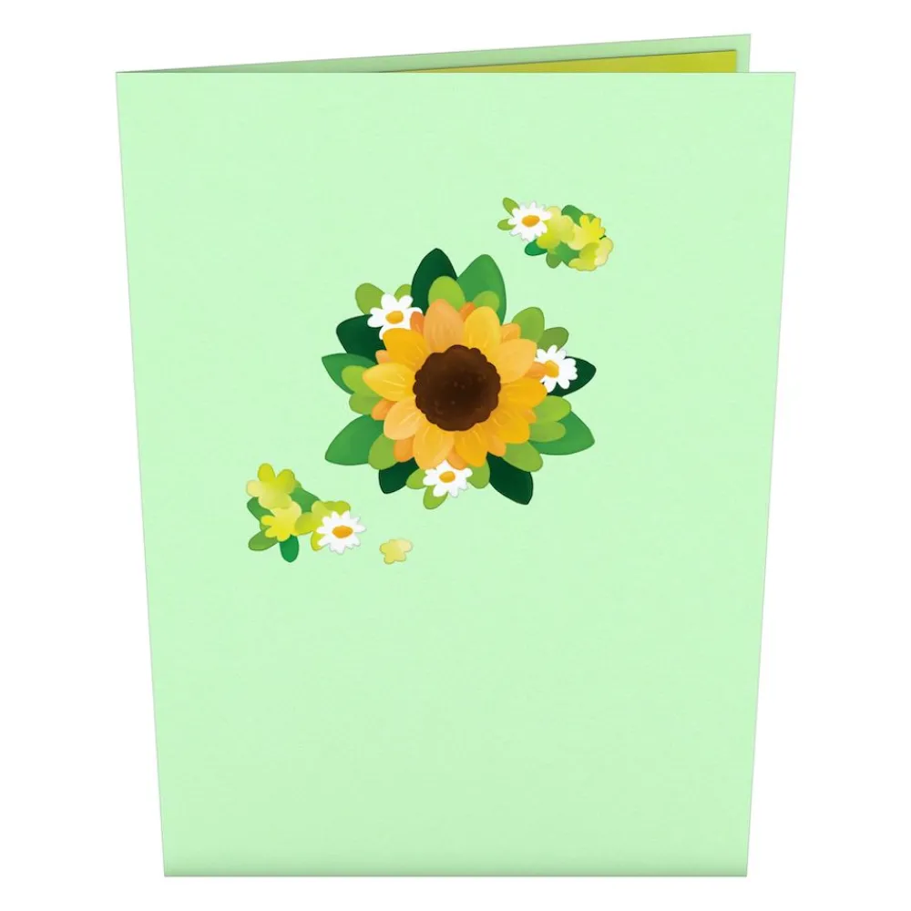 Lovepop Pop-Up Bouquets|Card & Gift Bundles|Sunflower Butterfly Bundle