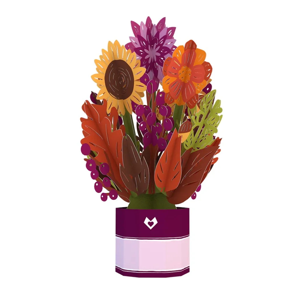 Lovepop Pop-Up Bouquets|Get Well|Sunflower Card with Mini Bouquet