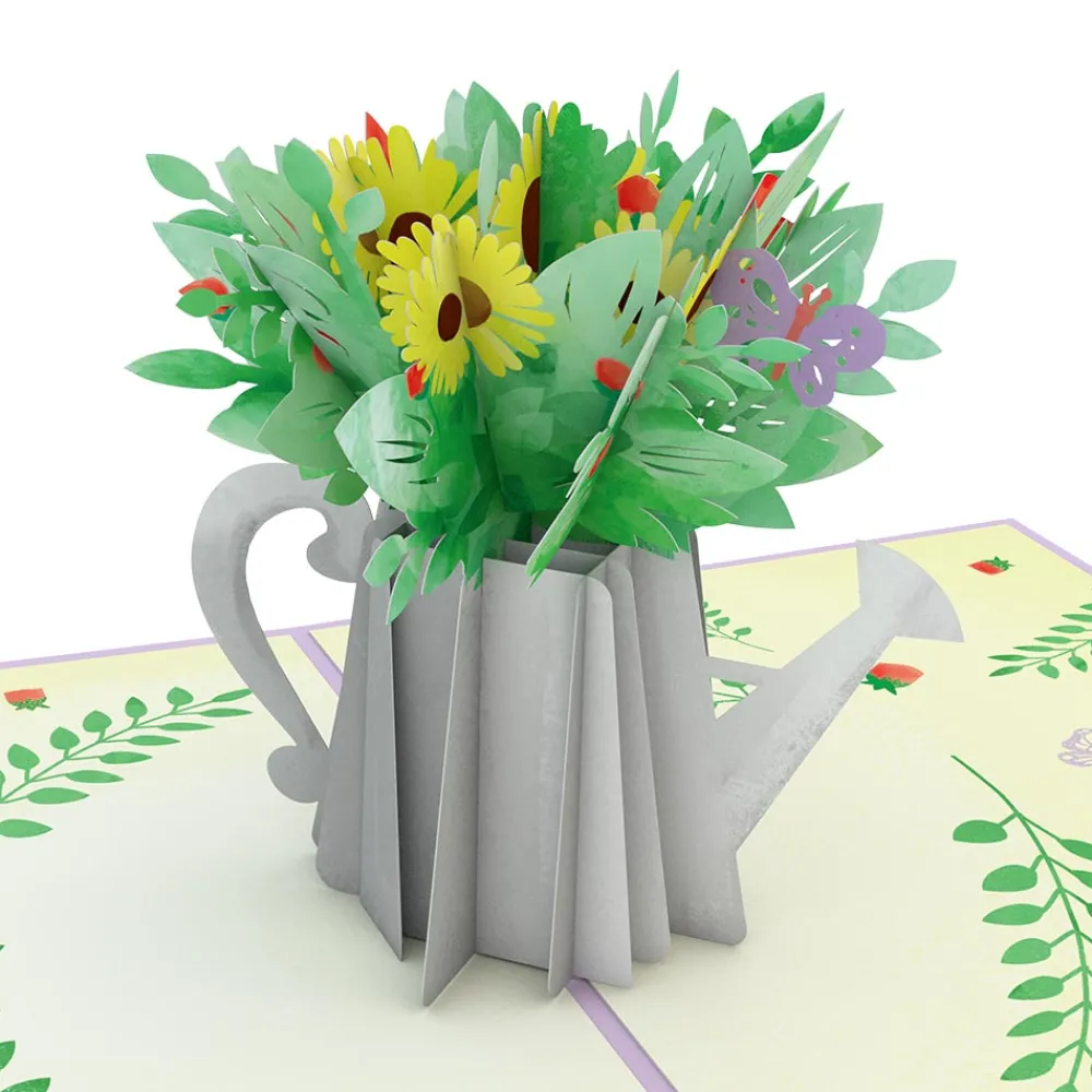 Lovepop Greeting Cards|Birthday|Sunflower Watering Can Pop-Up Card