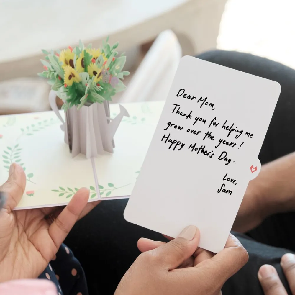 Lovepop Greeting Cards|Birthday|Sunflower Watering Can Pop-Up Card