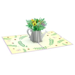 Lovepop Greeting Cards|Birthday|Sunflower Watering Can Pop-Up Card