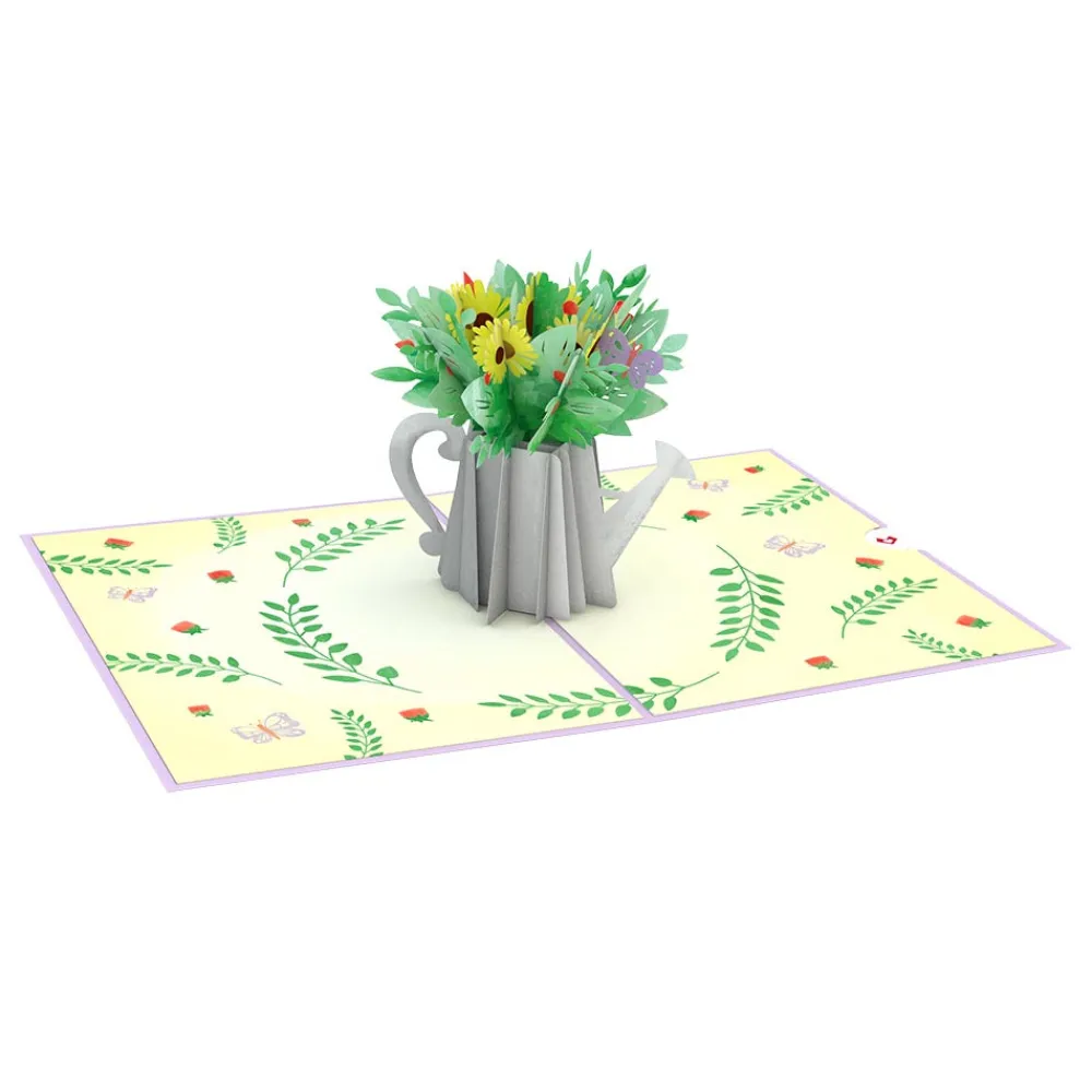 Lovepop Greeting Cards|Birthday|Sunflower Watering Can Pop-Up Card
