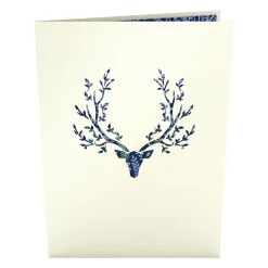 Lovepop Greeting Cards|Just Because|Surreal Deer Pop-Up Card