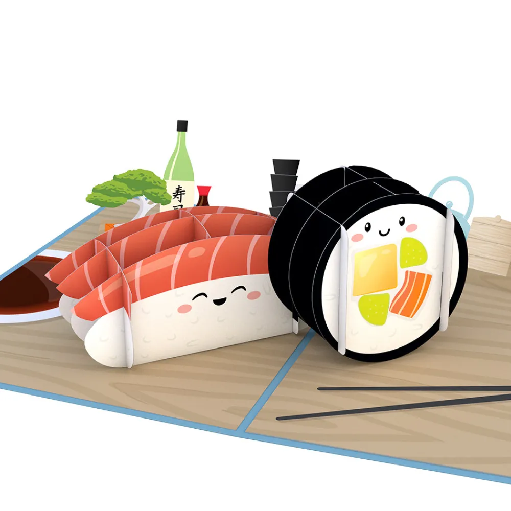 Lovepop Greeting Cards|Just Because|Sushi Pop-Up Card