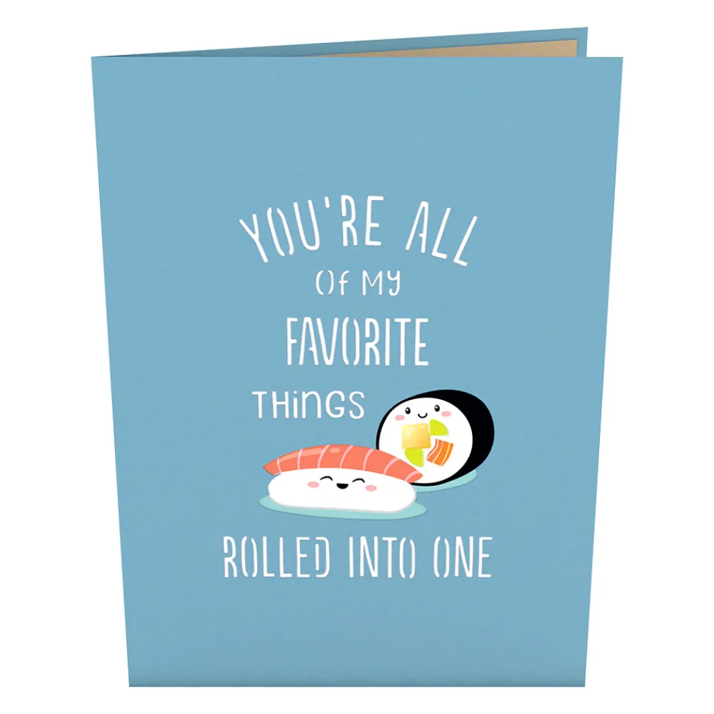 Lovepop Greeting Cards|Just Because|Sushi Pop-Up Card