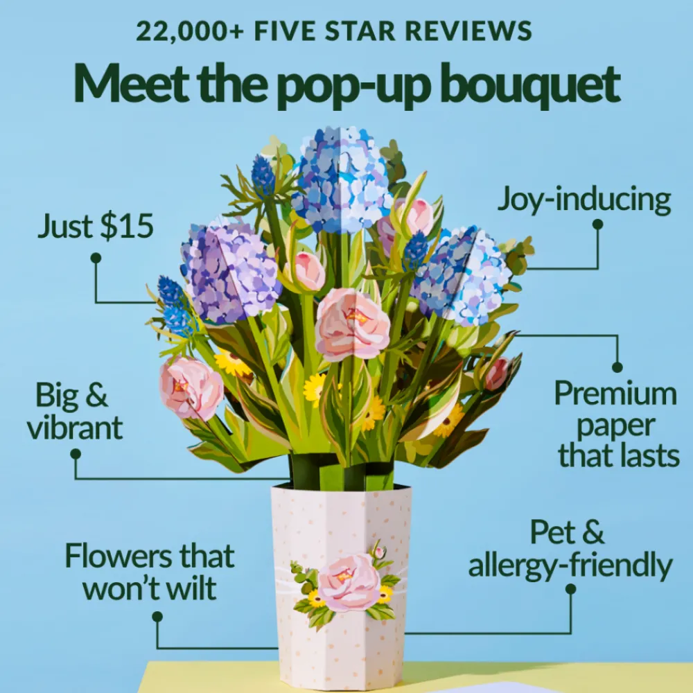 Lovepop Pop-Up Bouquets|Decor|Sweet Birthday Wishes Bouquet