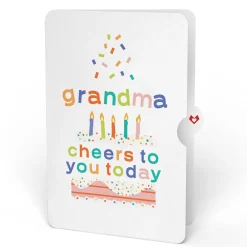 Lovepop Pop-Up Bouquets|Birthday|Sweet Birthday Wishes Bouquet and Sentiment Set for Grandma