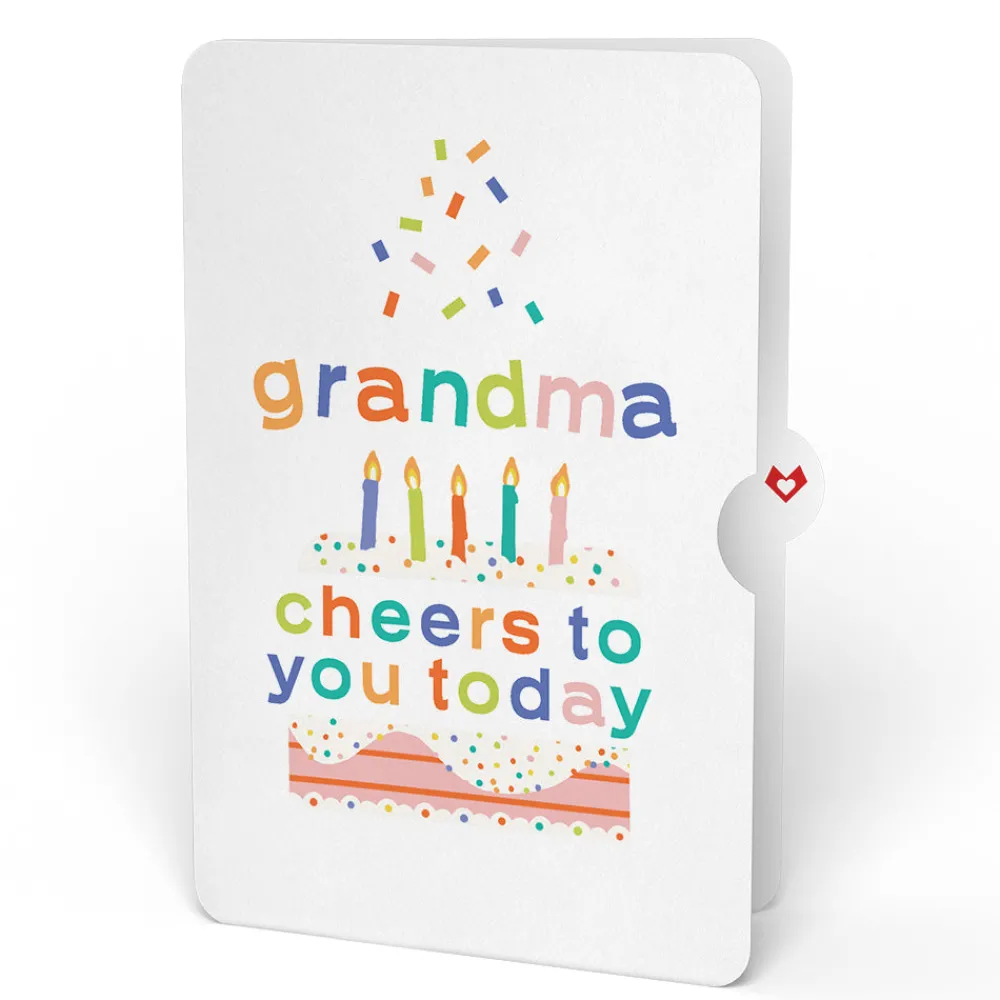 Lovepop Pop-Up Bouquets|Birthday|Sweet Birthday Wishes Bouquet and Sentiment Set for Grandma