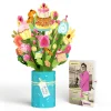 Lovepop Birthday|Sweet Birthday Wishes Bouquet and Survive Another Year of Adulting Congratulations Sentiment Set
