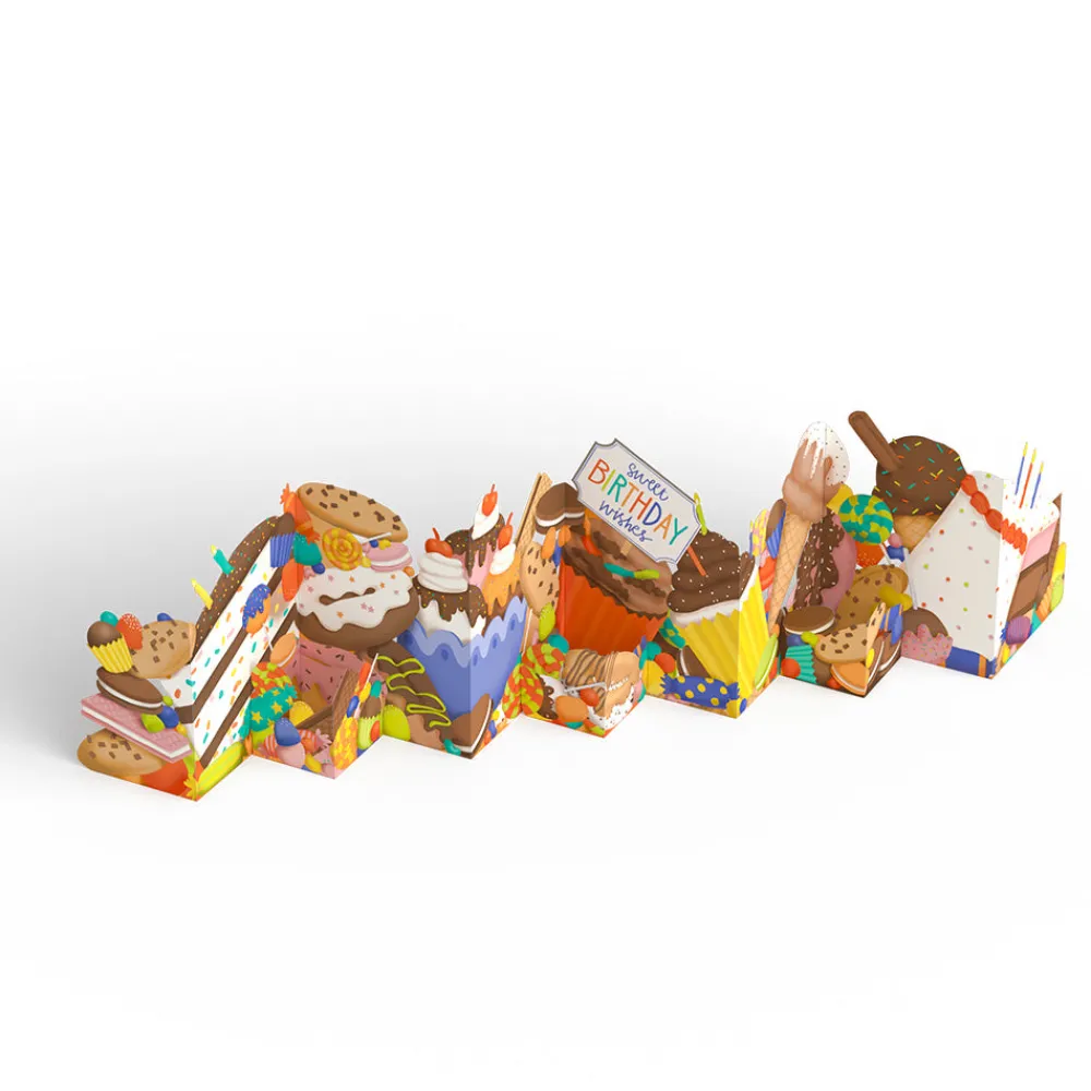 Lovepop Decor|Birthday|Sweet Birthday Wishes Loooooong Card™ (Expands to 2 feet)