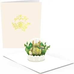 Lovepop Sympathy|Sympathy Flower Basket: Paperpop® Card