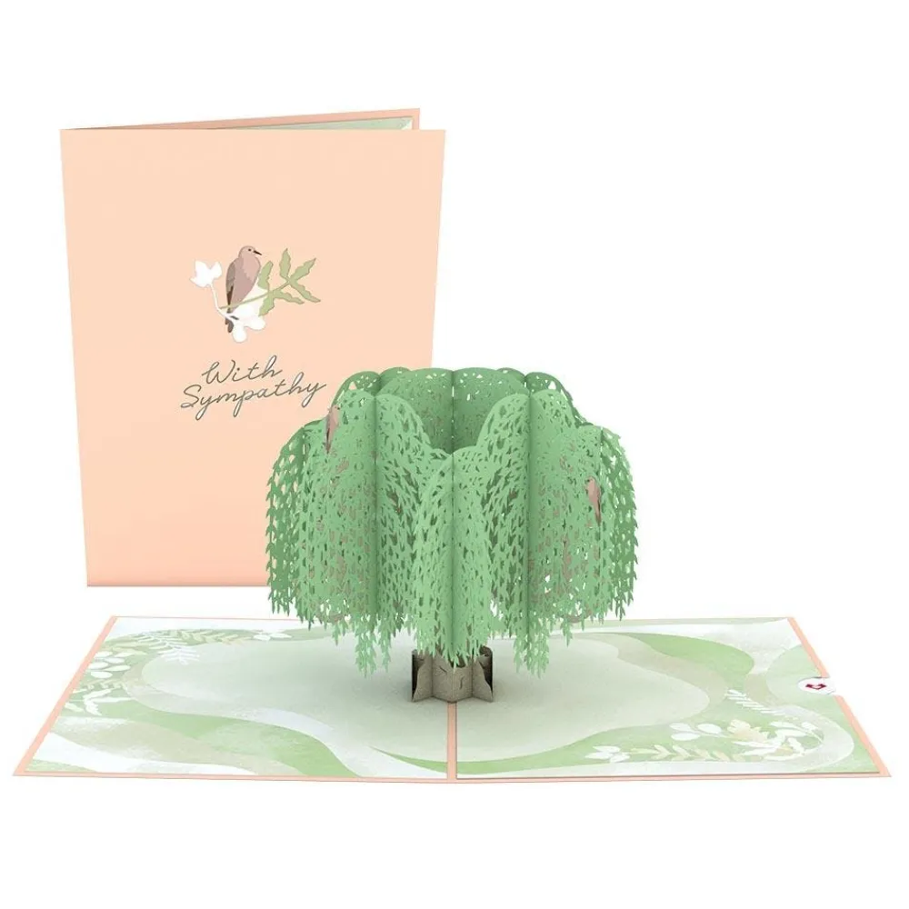 Lovepop Pop-Up Bouquets|Card & Gift Bundles|Sympathy Tree and Tulips Bundle